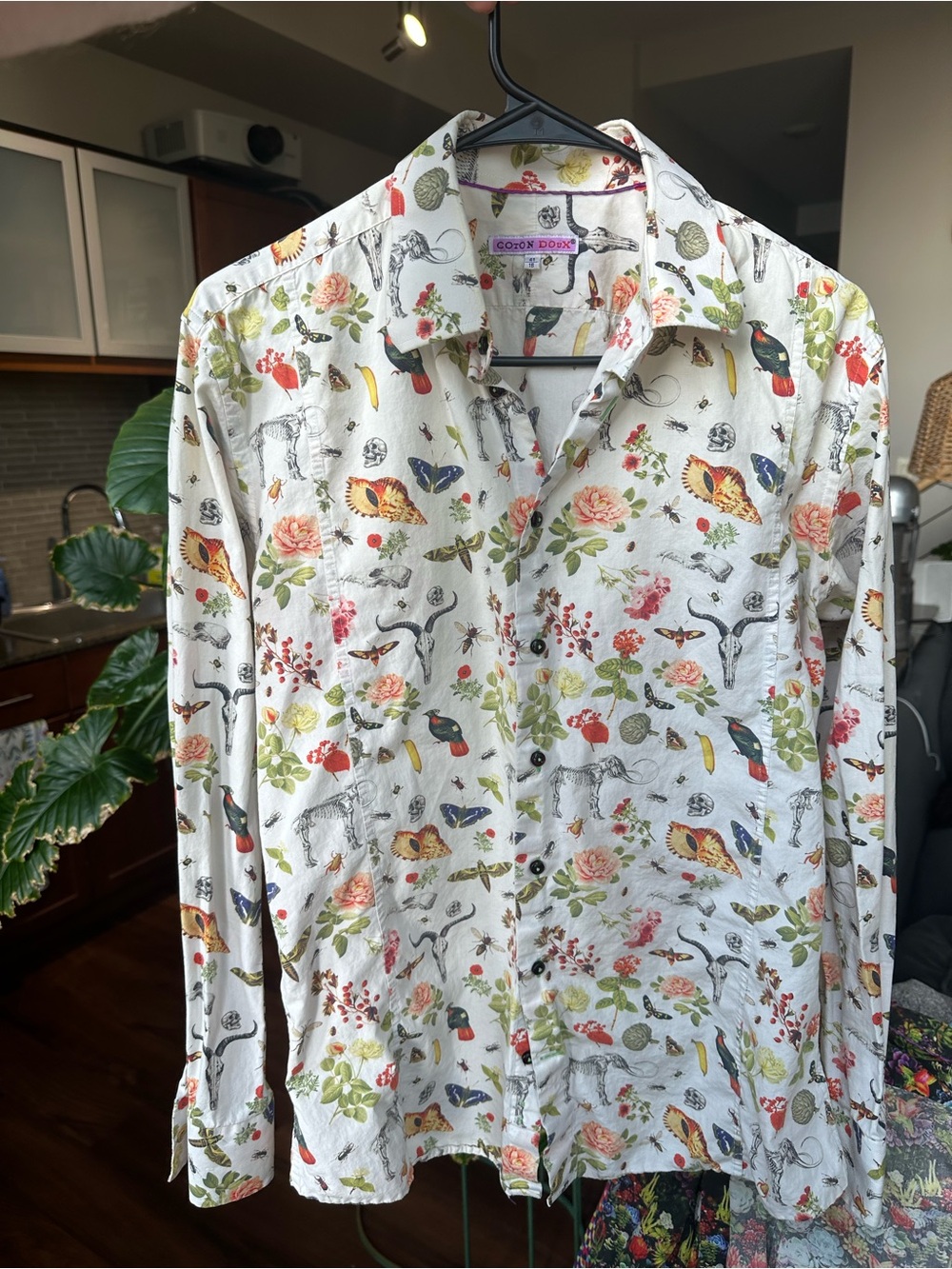 Coton Doux Nature-Inspired button down shirt